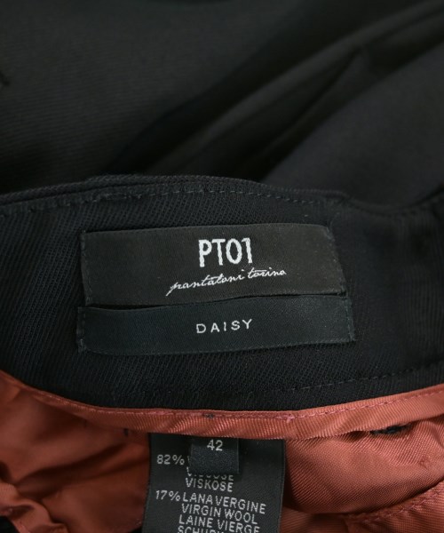 PT01（ピーティーゼロウーノ）スラックス 黒 サイズ:42(M位) レディース/2200673871046