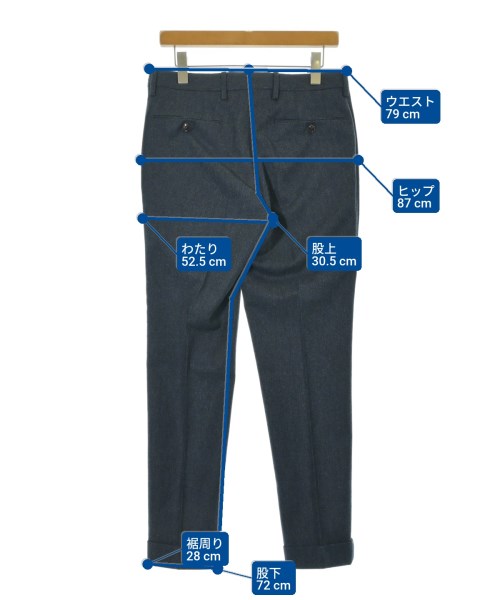 PT01（ピーティーゼロウーノ）スラックス 紺 サイズ:46(M位) メンズ/2200672807503
