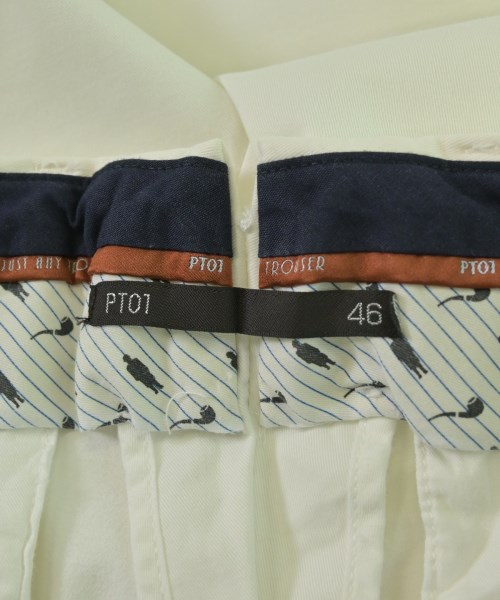 PT01（ピーティーゼロウーノ）スラックス 白 サイズ:46(M位) メンズ/2200672807602