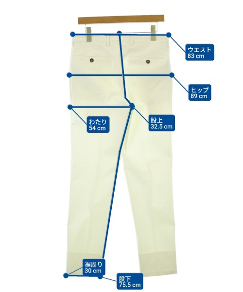 PT01（ピーティーゼロウーノ）スラックス 白 サイズ:46(M位) メンズ/2200672807602