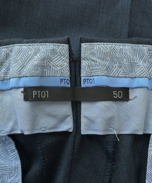PT01（ピーティーゼロウーノ）スラックス 紺 サイズ:50(XL位) メンズ/2200648916055