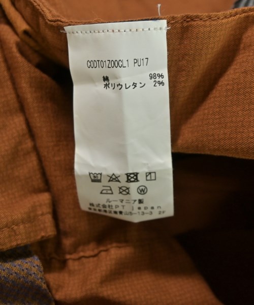 PT01（ピーティーゼロウーノ）スラックス 茶 サイズ:48(L位) メンズ/2200705549424
