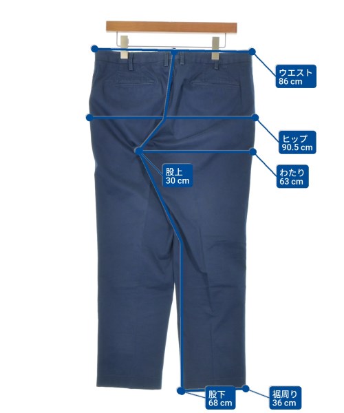 PT01（ピーティーゼロウーノ）チノパン 青 サイズ:50(XL位) メンズ/2200661783108