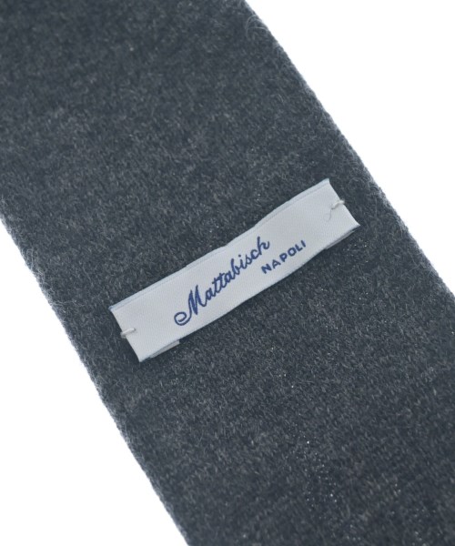 Mattabisch（マタビシ）ネクタイ グレー サイズ:- メンズ/2200627759017