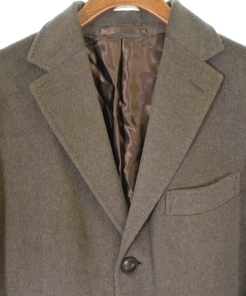 Stile Latino（スティレラティーノ）ステンカラーコート 茶 サイズ:48(L位) メンズ/2200609545058