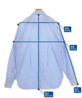 Stile Latino（スティレラティーノ）カジュアルシャツ 青 サイズ:42(XXL位) メンズ/2200663364121