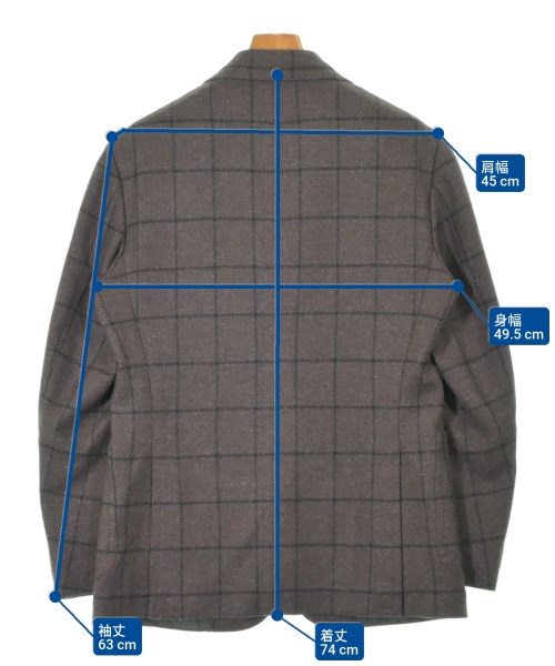 Stile Latino（スティレラティーノ）ジャケット 茶 サイズ:50(XL位) メンズ/2200649644162