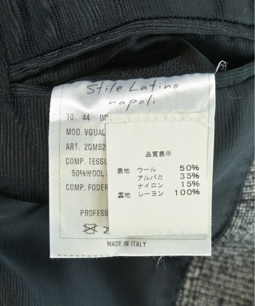 Stile Latino（スティレラティーノ）ジャケット グレー サイズ:44(S位) メンズ/2200712747066