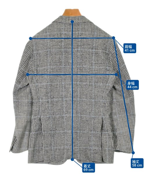 Stile Latino（スティレラティーノ）カジュアルジャケット 黒 サイズ:44(S位) メンズ/2200667543010