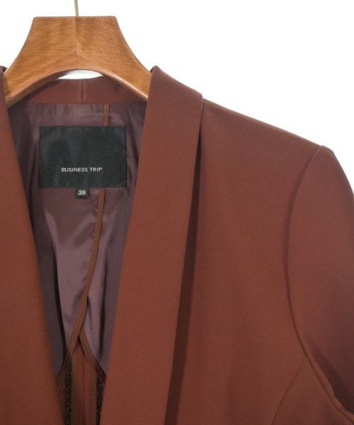wb（ダブルビー）カジュアルジャケット 茶 サイズ:38(S位) レディース/2200621348019