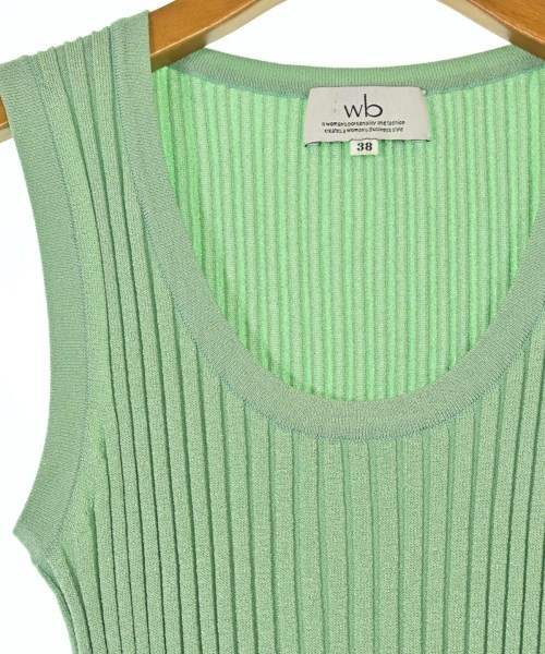 wb（ダブルビー）ニット・セーター 緑 サイズ:38(S位) レディース/2200621252057