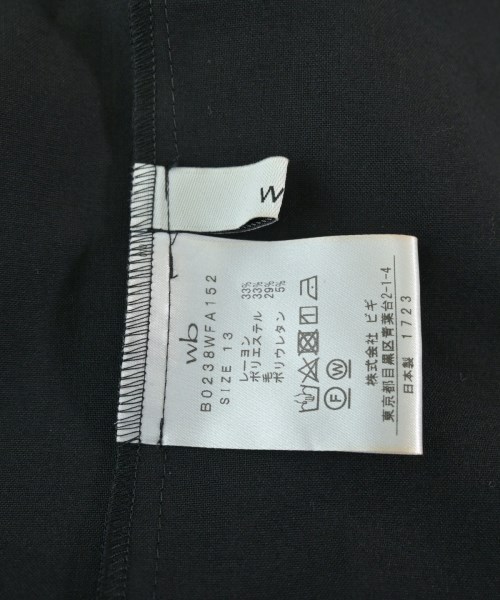 wb（ダブルビー）ワンピース 黒 サイズ:13(L位) レディース/2200628394026