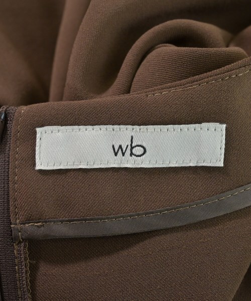 wb（ダブルビー）ワンピース 茶 サイズ:3(L位) レディース/2200628394033