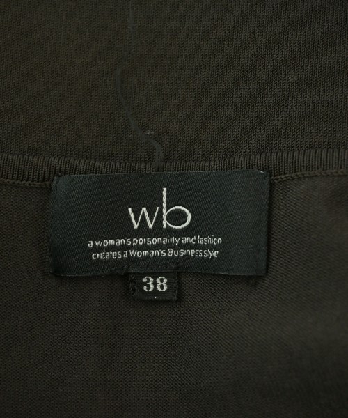 wb（ダブルビー）ベスト 茶 サイズ:38(S位) レディース/2200676497052
