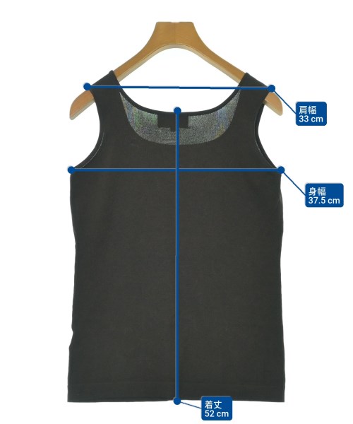 wb（ダブルビー）ベスト 茶 サイズ:38(S位) レディース/2200676497052