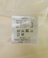 wb（ダブルビー）ノーカラージャケット 白 サイズ:38(S位) レディース/2200702663017