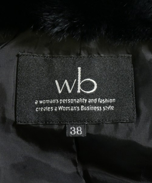 wb（ダブルビー）ダウンジャケット/ダウンベスト 黒 サイズ:38(S位) レディース/2200664873042