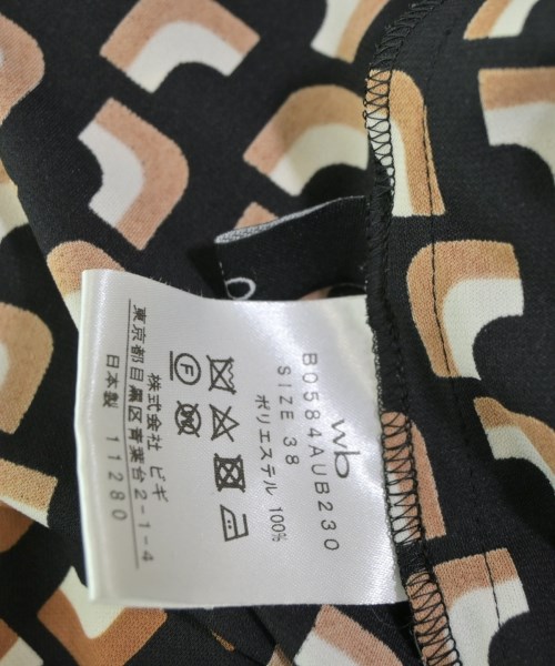 wb（ダブルビー）ブラウス 黒 サイズ:38(S位) レディース/2200664179076