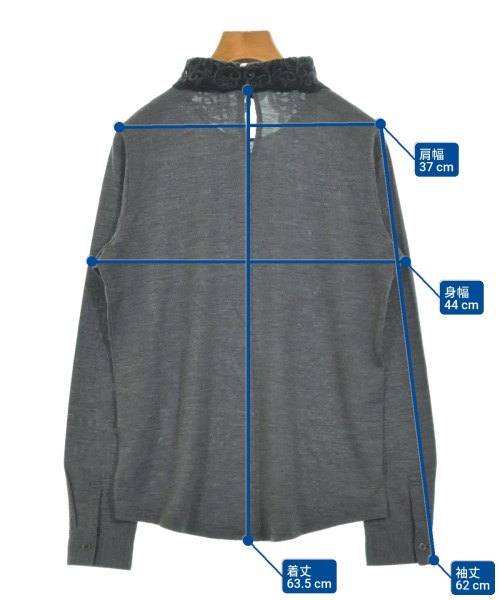 wb（ダブルビー）Tシャツ・カットソー グレー サイズ:38(S位) レディース/2200677211022