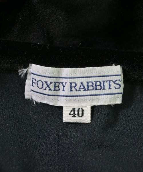 FOXEY RABBITS'（フォクシーラビッツ）Tシャツ・カットソー 黒 サイズ:40(M位) レディース/2200691926049