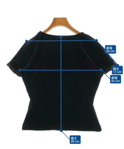 FOXEY RABBITS'（フォクシーラビッツ）Tシャツ・カットソー 黒 サイズ:40(M位) レディース/2200691926049