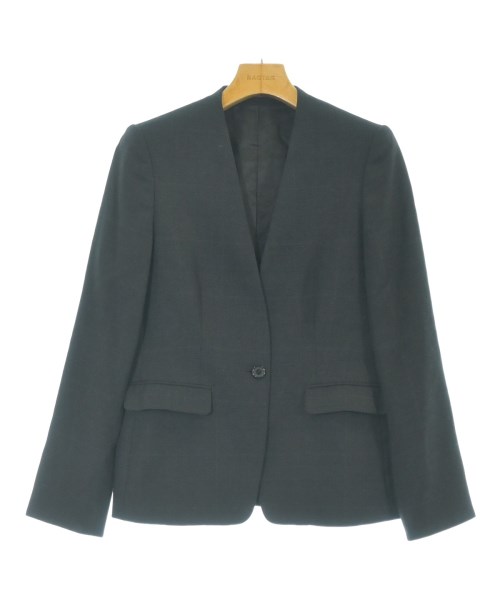 JUNKO SHIMADA(ジュンコシマダ)ノーカラージャケット 黒 サイズ:7(S位)/2200671360207