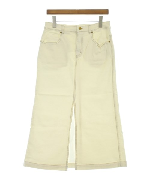 JUNKO SHIMADA(ジュンコシマダ)ロング・マキシ丈スカート 白 サイズ:40(M位)/2200639763026