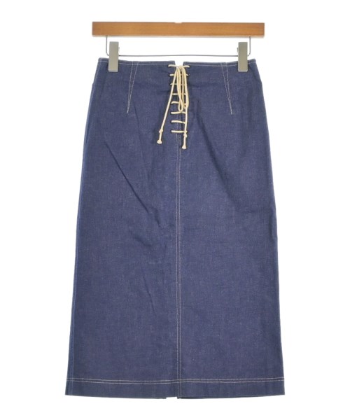 JUNKO SHIMADA（ジュンコシマダ）ロング・マキシ丈スカート 紺 サイズ:7(S位) レディース/2200648111030