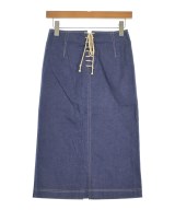 JUNKO SHIMADA（ジュンコシマダ）ロング・マキシ丈スカート 紺 サイズ:7(S位) レディース/2200648111030