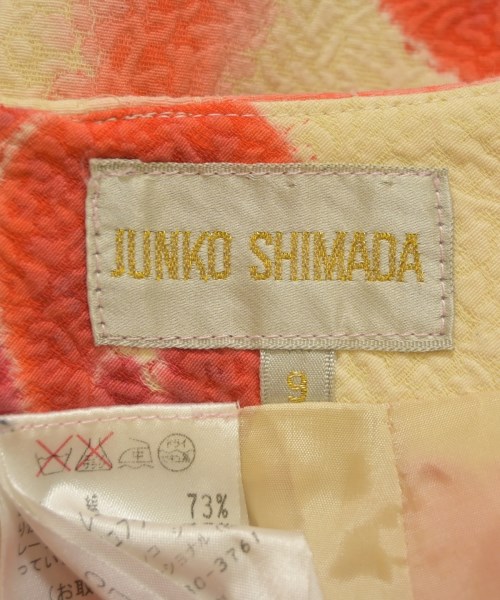 JUNKO SHIMADA（ジュンコシマダ）ひざ丈スカート 赤 サイズ:9(M位) レディース/2200648111047