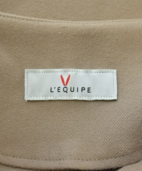 L'EQUIPE YOSHIE INABA（レキップヨシエイナバ）カジュアルシャツ ベージュ サイズ:38(S位) レディース/2200637435055