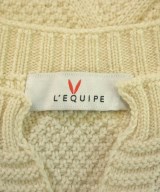 L'EQUIPE YOSHIE INABA（レキップヨシエイナバ）ニット・セーター 白 サイズ:38(S位) レディース/2200637435062