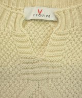 L'EQUIPE YOSHIE INABA（レキップヨシエイナバ）ニット・セーター 白 サイズ:38(S位) レディース/2200637435062