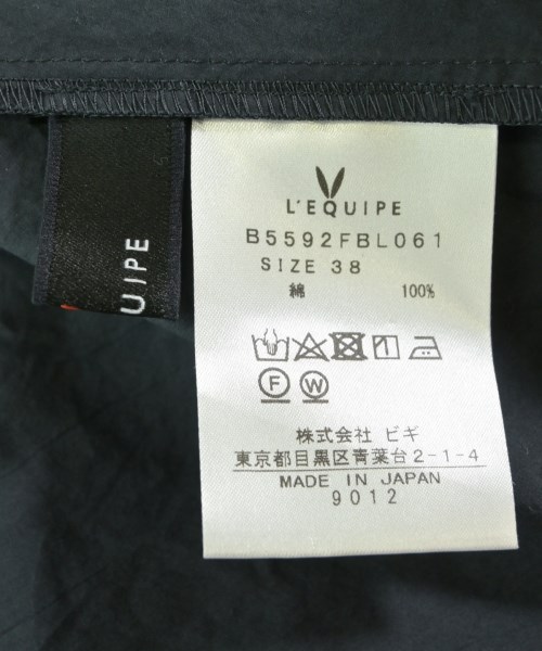 L'EQUIPE YOSHIE INABA（レキップヨシエイナバ）ブラウス 黒 サイズ:38(S位) レディース/2200629356054