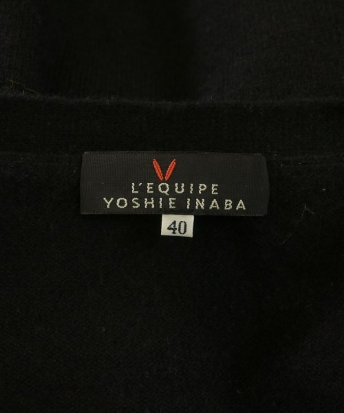 L'EQUIPE YOSHIE INABA（レキップヨシエイナバ）ニット・セーター 黒 サイズ:40(M位) レディース/2200627104046