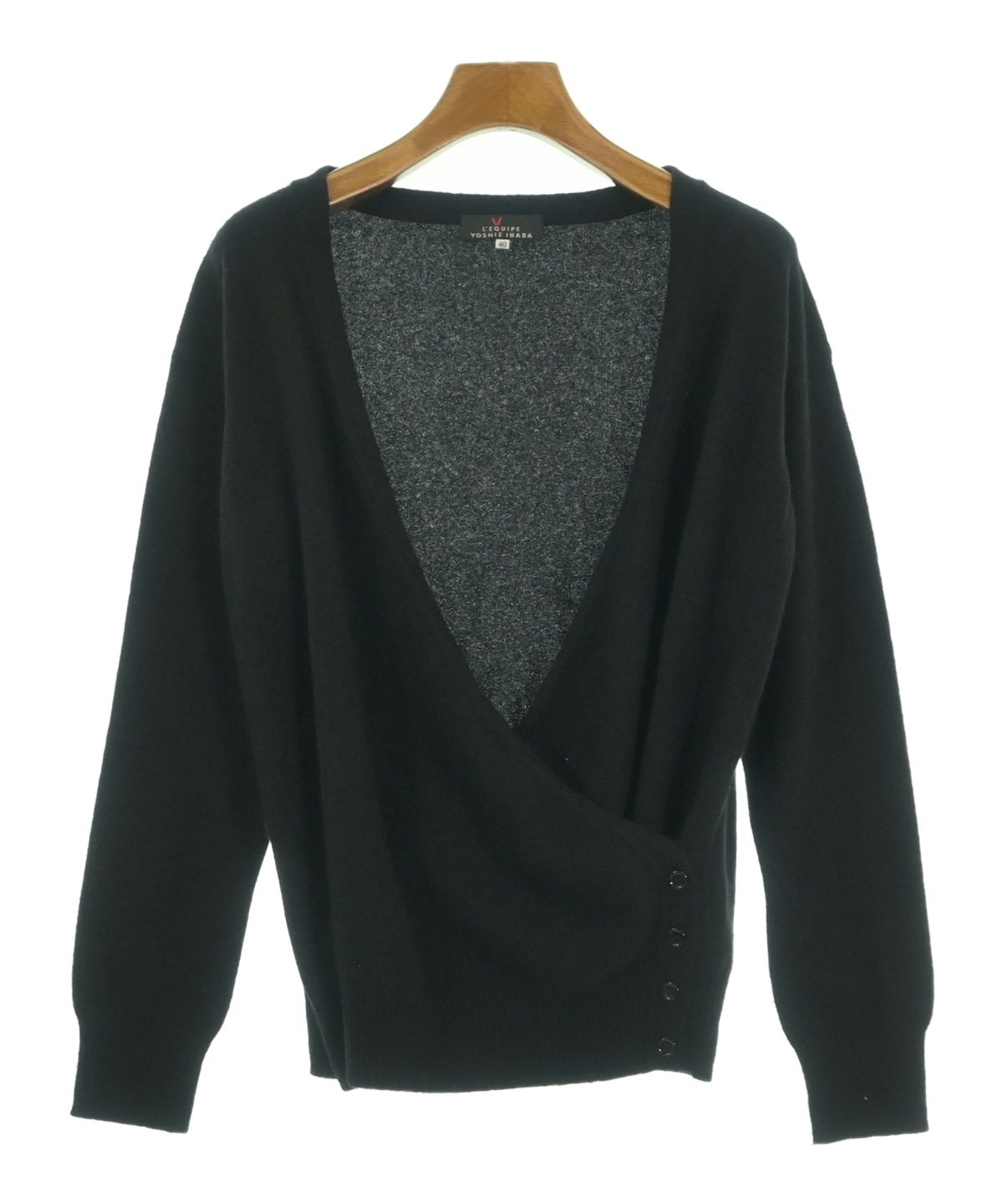 L'EQUIPE YOSHIE INABA（レキップヨシエイナバ）ニット・セーター 黒