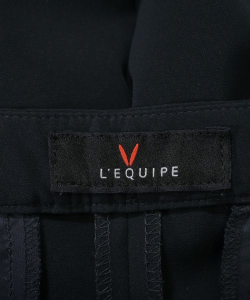 L'EQUIPE YOSHIE INABA（レキップヨシエイナバ）クロップドパンツ 紺 サイズ:38(S位) レディース/2200627104077
