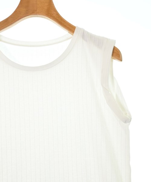 L'EQUIPE YOSHIE INABA（レキップヨシエイナバ）ノースリーブ 白 サイズ:38(S位) レディース/2200617985051