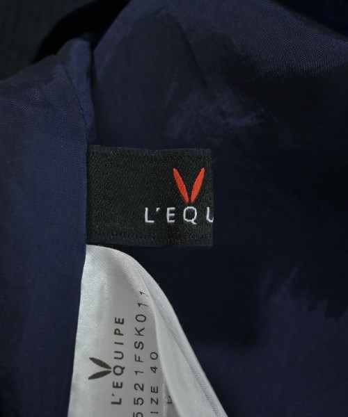 L'EQUIPE YOSHIE INABA（レキップヨシエイナバ）ロング・マキシ丈スカート 紺 サイズ:40(M位) レディース/2200622791081