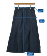 L'EQUIPE YOSHIE INABA（レキップヨシエイナバ）ロング・マキシ丈スカート 紺 サイズ:38(S位) レディース/2200622791111