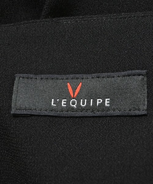 L'EQUIPE YOSHIE INABA（レキップヨシエイナバ）ロング・マキシ丈スカート 黒 サイズ:36(XS位) レディース/2200622791142