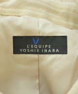 L'EQUIPE YOSHIE INABA（レキップヨシエイナバ）ダッフルコート 白 サイズ:38(S位) レディース/2200612100046