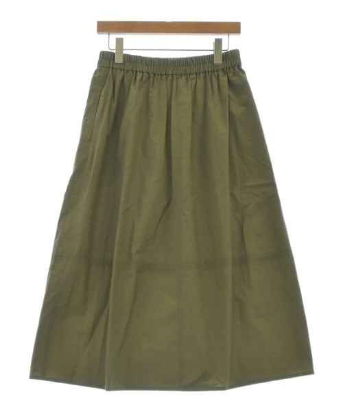 L'EQUIPE YOSHIE INABA（レキップヨシエイナバ）ロング・マキシ丈スカート カーキ サイズ:38(M位) レディース/2200626574086
