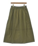 L'EQUIPE YOSHIE INABA（レキップヨシエイナバ）ロング・マキシ丈スカート カーキ サイズ:38(M位) レディース/2200626574086