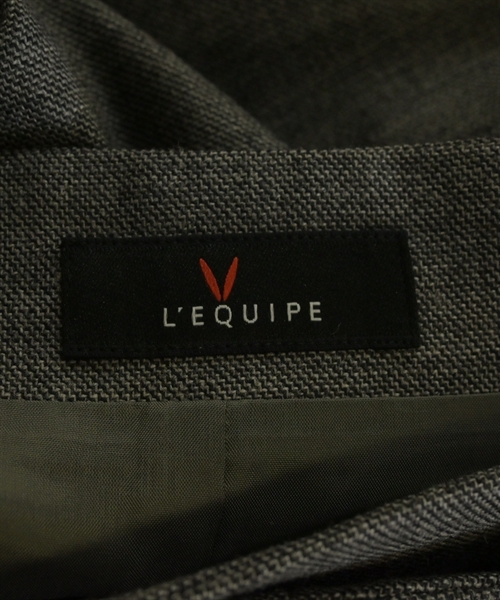 L'EQUIPE YOSHIE INABA（レキップヨシエイナバ）ロング・マキシ丈スカート グレー サイズ:38(S位) レディース/2200625786015