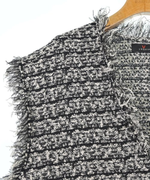 L'EQUIPE YOSHIE INABA（レキップヨシエイナバ）ベスト 黒 サイズ:38(S位) レディース/2200628394040