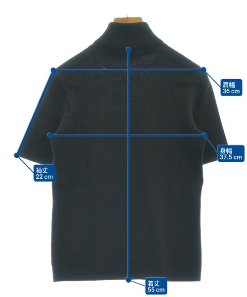 L'EQUIPE YOSHIE INABA（レキップヨシエイナバ）ニット・セーター 黒 サイズ:-(M位) レディース/2200614913019