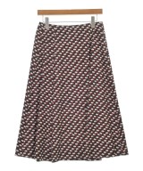 L'EQUIPE YOSHIE INABA（レキップヨシエイナバ）ロング・マキシ丈スカート 赤 サイズ:38(S位) レディース/2200617593034