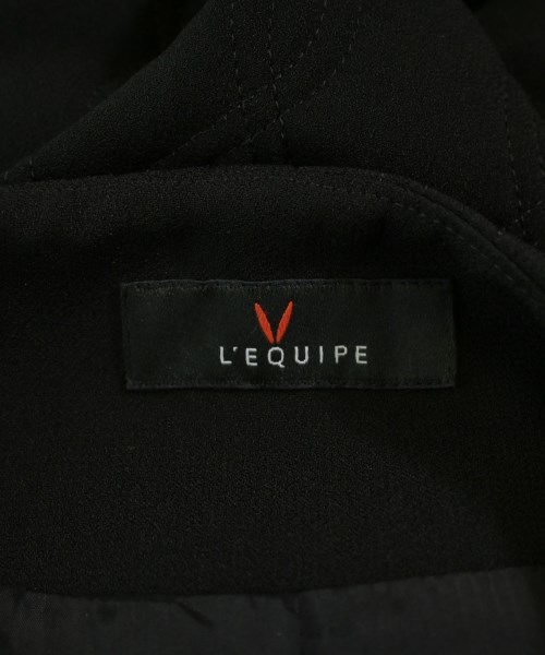 L'EQUIPE YOSHIE INABA（レキップヨシエイナバ）ダウンコート 黒 サイズ:38(S位) レディース/2200631958017