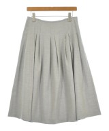 L'EQUIPE YOSHIE INABA（レキップヨシエイナバ）ロング・マキシ丈スカート グレー サイズ:40(M位) レディース/2200630366028